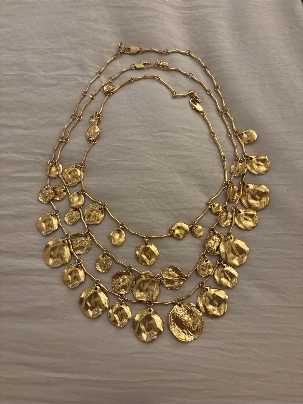 ZARA THREE PACK OF MEDAL NECKLACES